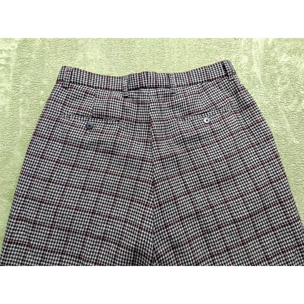 Stacy Adams Dress Pants Mens 36x30 Gray Checks Wool/Rayon Blend - Picture 6 of 12